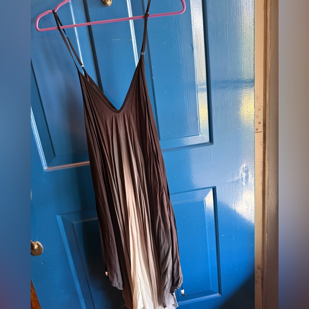 Hawaiian Tropic Charcoal and Black ombré  Dress